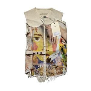 $795 graphic hugging vest